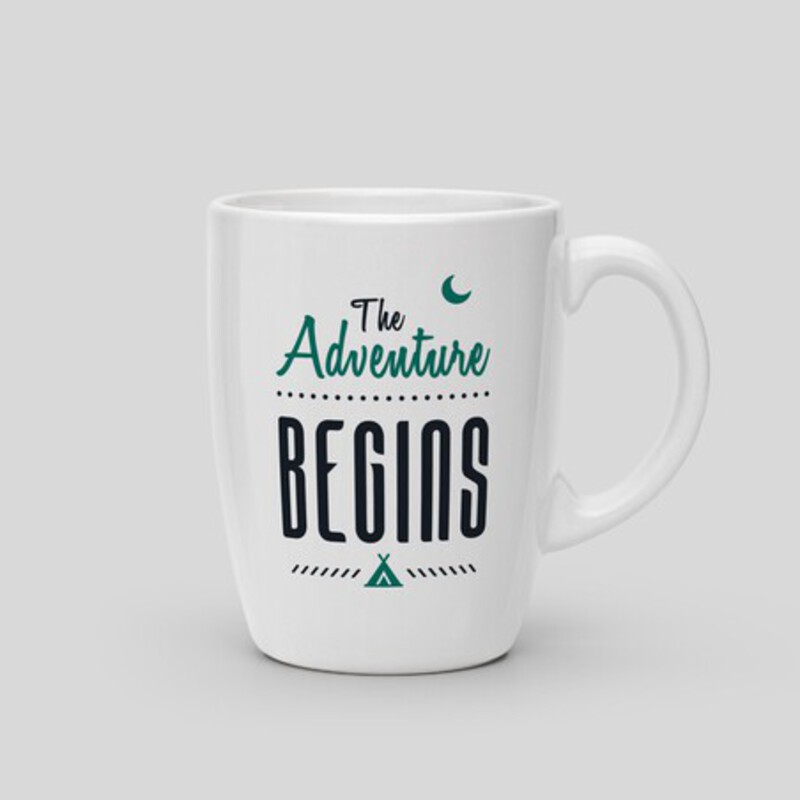 Mug The adventure begins Mug The adventure begins